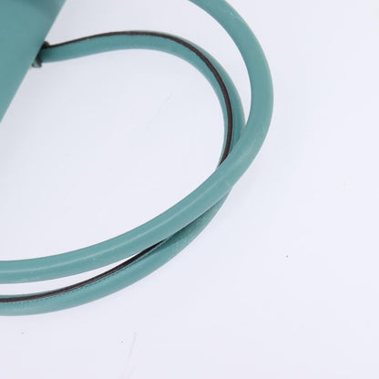 Salvatore Ferragamo Virna Satchel Leather, BLUE, LEATHER, Handbag