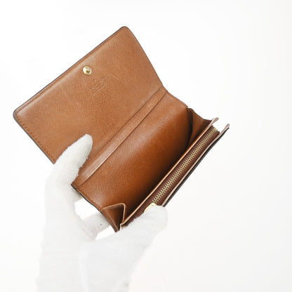 Louis Vuitton Porte Monnaie Billets Tresor Wallet Monogram Canvas, BROWN, CANVAS, Wallets