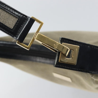 Gucci Zip Hobo Canvas, BEIGE, CANVAS, Shoulder bag