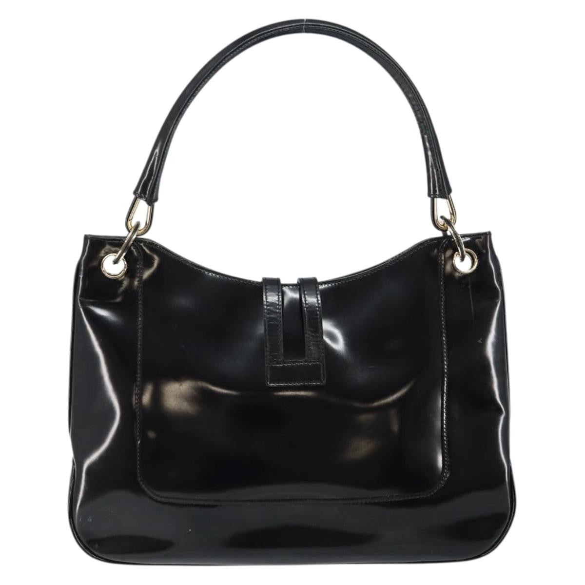 Gucci Jackie Bag Patent Leather, BLACK, PATENT_LEATHER, Shoulder bag