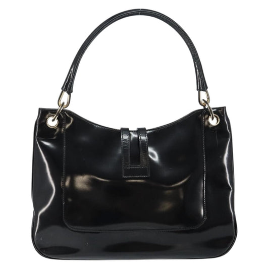 Gucci Jackie Bag Patent Leather, BLACK, PATENT_LEATHER, Shoulder bag