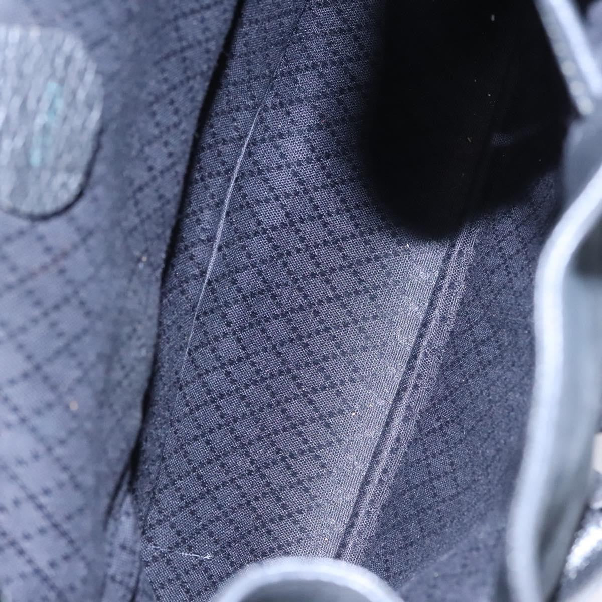 Gucci Vintage Bamboo Backpack Suede, BLACK, SUEDE, Backpack