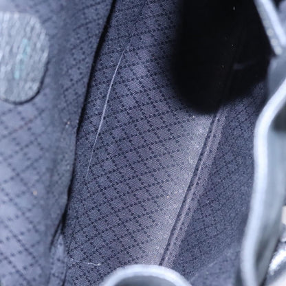 Gucci Vintage Bamboo Backpack Suede, BLACK, SUEDE, Backpack