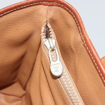 Celine Vintage Macadam Tote bag Canvas and Leather, Brown, Canvas, Tote Bag