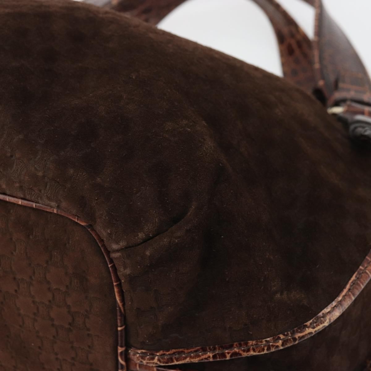 Celine Bittersweet Canvas, Brown, Canvas, Handbag