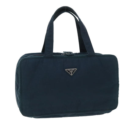 Prada Double Zip Wristlet Pouch Tessuto, NAVY, NYLON, Clutche & pouche