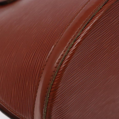 Louis Vuitton Cluny Shoulder Bag Epi Leather, BROWN, LEATHER, Shoulder bag