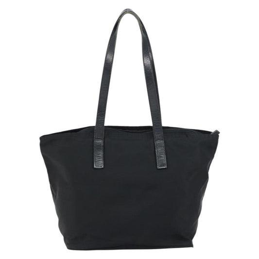 Prada Vintage Zip Tote Tessuto, BLACK, NYLON, Tote bag