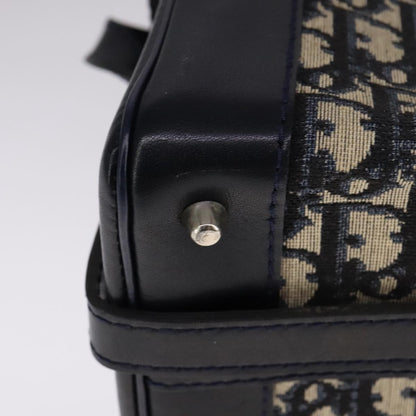 Christian Dior Trotter Oblique canvas et cuir, NAVY, CANVAS, Shoulder bag