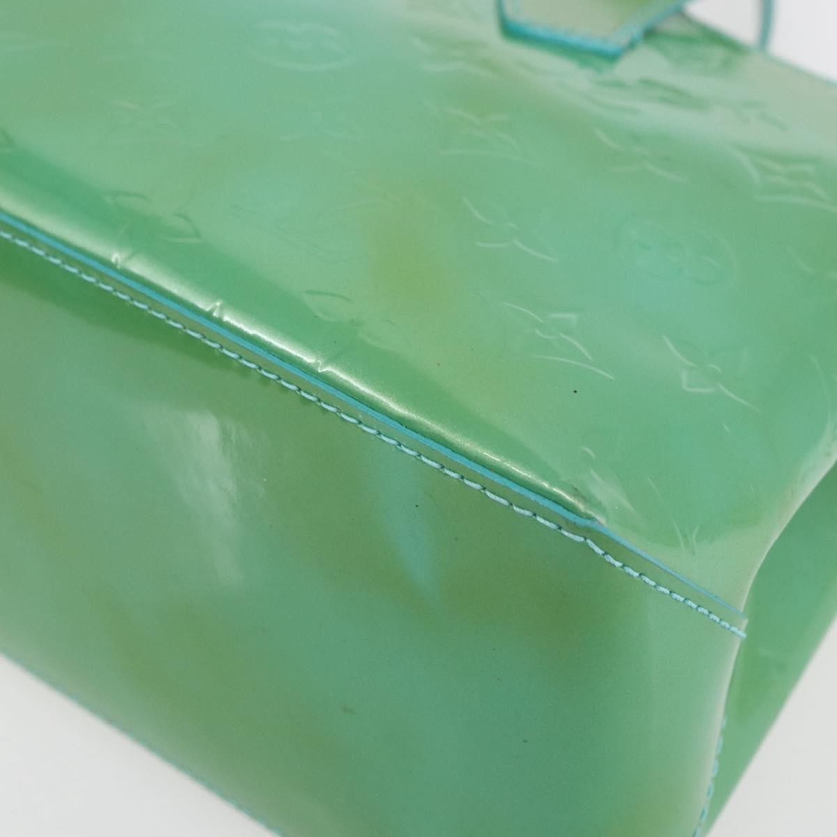 Louis Vuitton Wilshire Handbag Monogram Vernis, BLUE, PATENT_LEATHER, Handbag