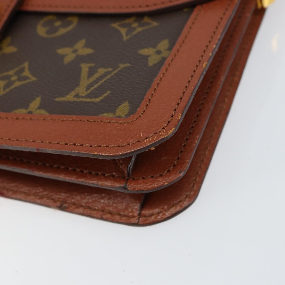 Louis Vuitton Vintage Dauphine Shoulder Bag Monogram Canvas, BROWN, CANVAS, Shoulder bag