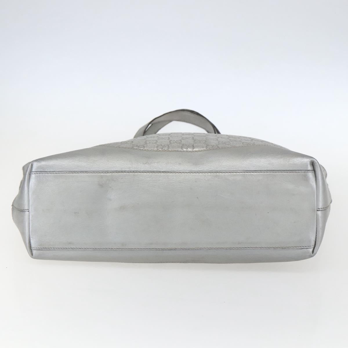 Gucci Plus Tote Guccissima Leather, SILVER, LEATHER, Tote bag