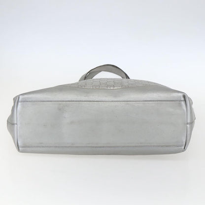 Gucci Plus Tote Guccissima Leather, SILVER, LEATHER, Tote bag