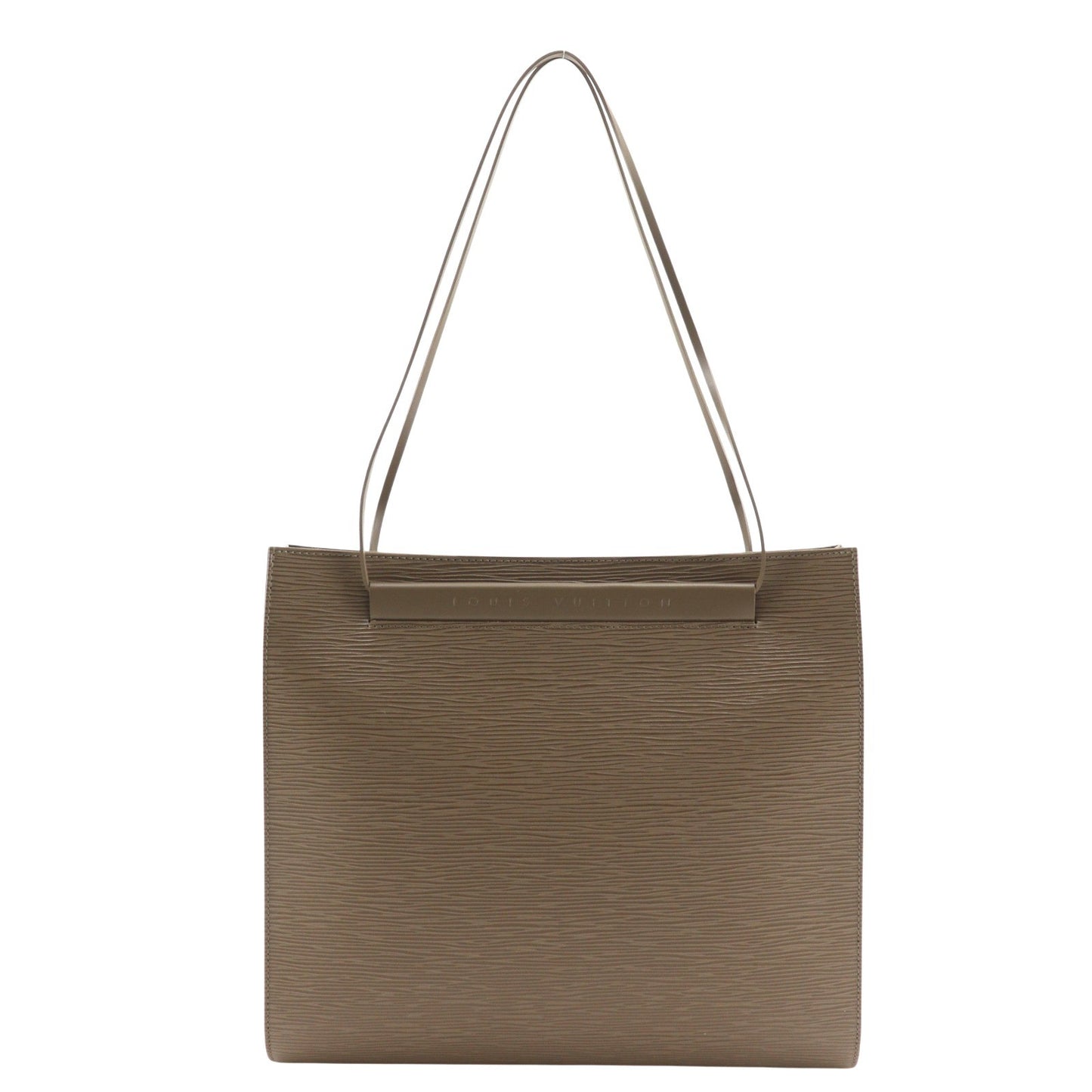 Louis Vuitton Saint Tropez Handbag Epi Leather, Gray, Leather, Tote Bag
