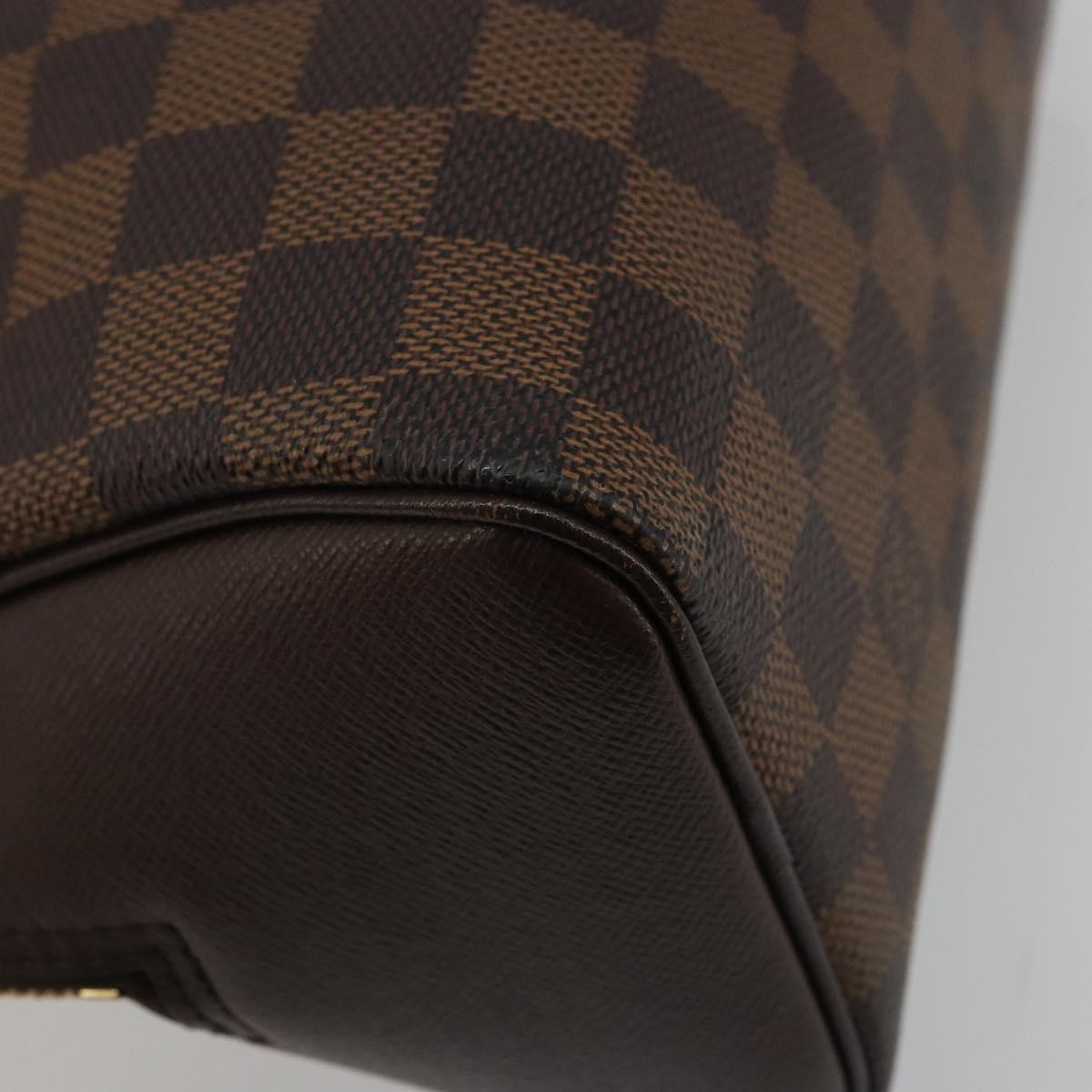 Louis Vuitton Triana Bag Damier, Brown, Canvas, Handbag