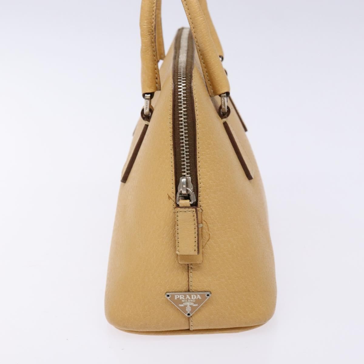 Prada Cuir Promenade Bag Saffiano Leather, BEIGE, LEATHER, Handbag