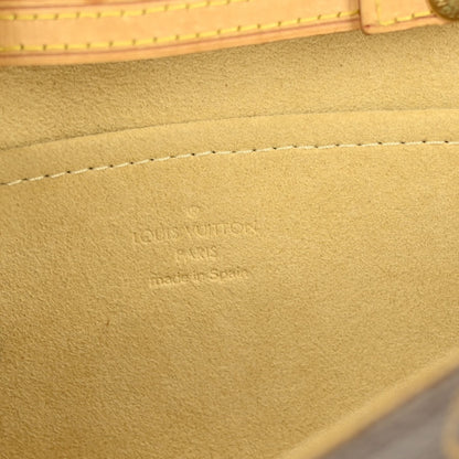 Louis Vuitton Twin Handbag Monogram Canvas, BROWN, CANVAS, Clutche & pouche