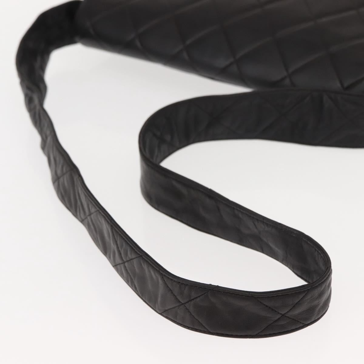 Chanel Vintage CC Square Flap Bag Quilted Lambskin, BROWN, LEATHER, Shoulder bag