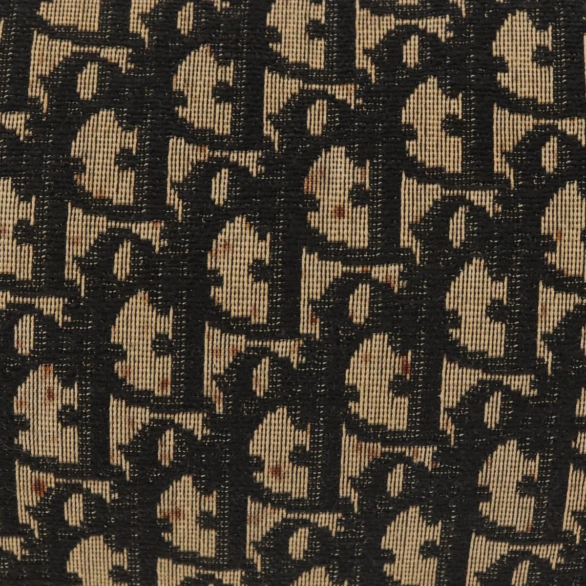 Christian Dior Vintage Trotter Shoulder Bag Canvas, NAVY, CANVAS, Shoulder bag