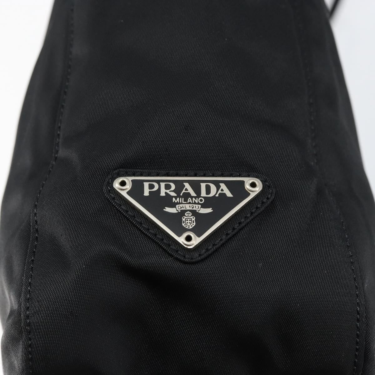Prada Vintage Shoulder Bag Tessuto, BLACK, NYLON, Shoulder bag