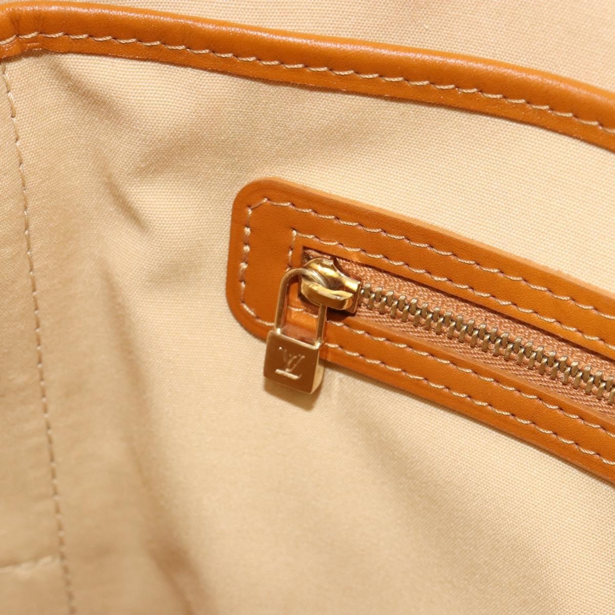 Louis Vuitton Lucille Handbag Mini Lin, BEIGE, CANVAS, Tote bag