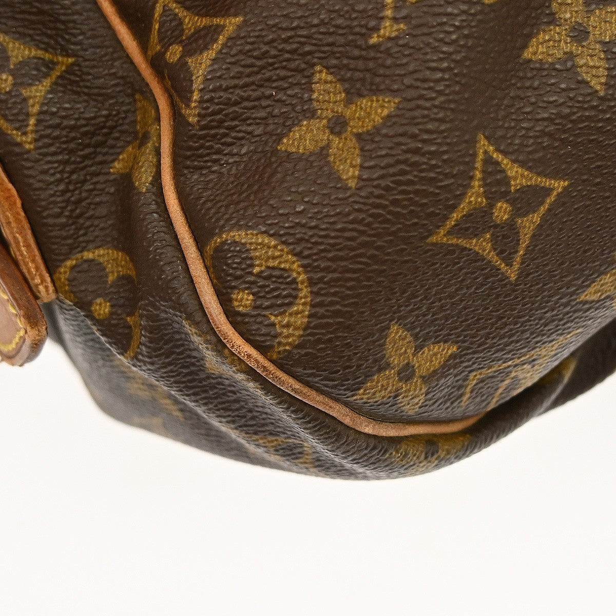 Louis Vuitton Saumur Handbag Monogram Canvas, Brown, Canvas, Shoulder Bag