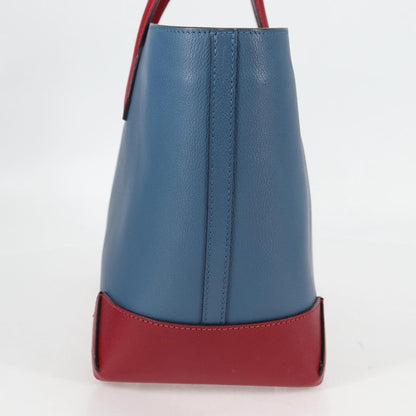 Hermes Maxibox Cabas Evercolor with Epsom, BLUE, LEATHER, Tote bag