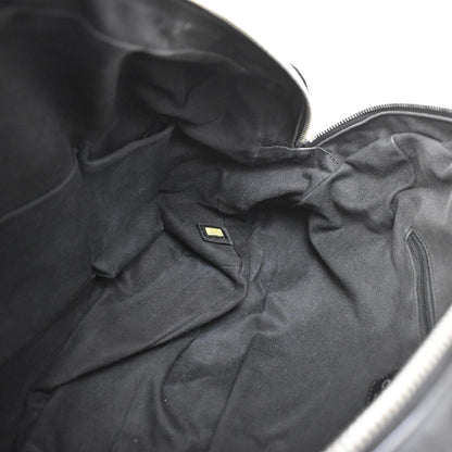 Chanel Coco Bowling Bag Quilted Leather, BLACK, LEATHER, Handbag