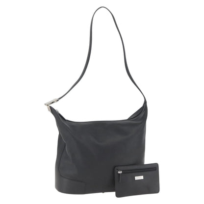 Loewe Vintage Shoulder Bag Leather, BLACK, LEATHER, Shoulder bag