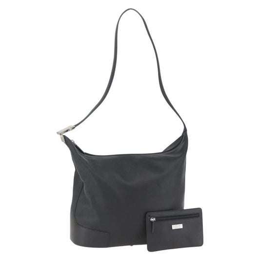 Loewe Vintage Shoulder Bag Leather, BLACK, LEATHER, Shoulder bag