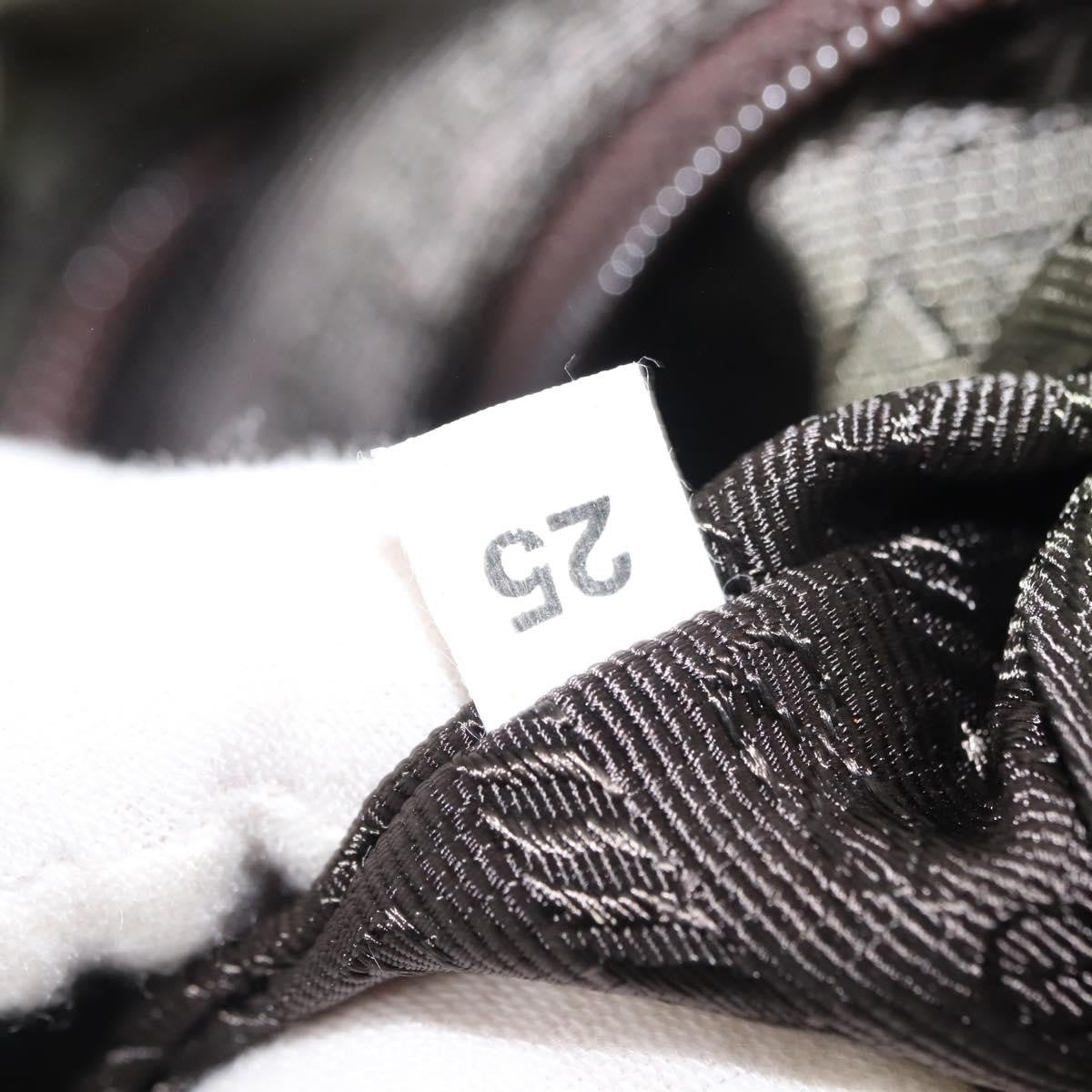 Prada Zip Buckle Messenger Bag Tessuto, KHAKI, NYLON, Crossbody bag