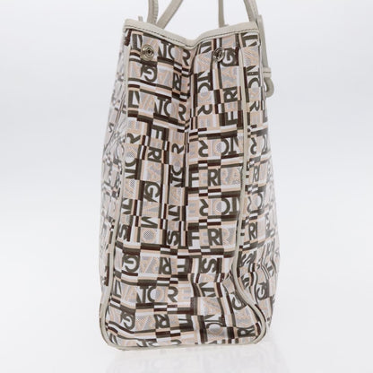 Salvatore Ferragamo Gancini Tote Leather, WHITE, LEATHER, Tote bag