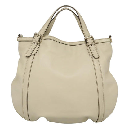 Gucci Britt Convertible Satchel Leather, BEIGE, LEATHER, Handbag