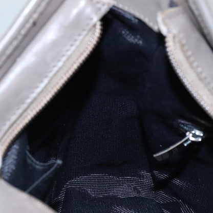 Salvatore Ferragamo Gancini Shoulder Bag Canvas, GRAY, CANVAS, Shoulder bag