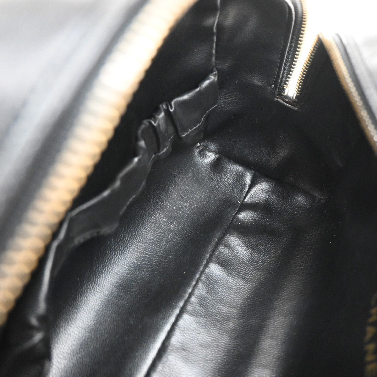 Chanel Vintage Diamond CC Camera Bag Quilted Caviar, BLACK, LEATHER, Clutche & pouche