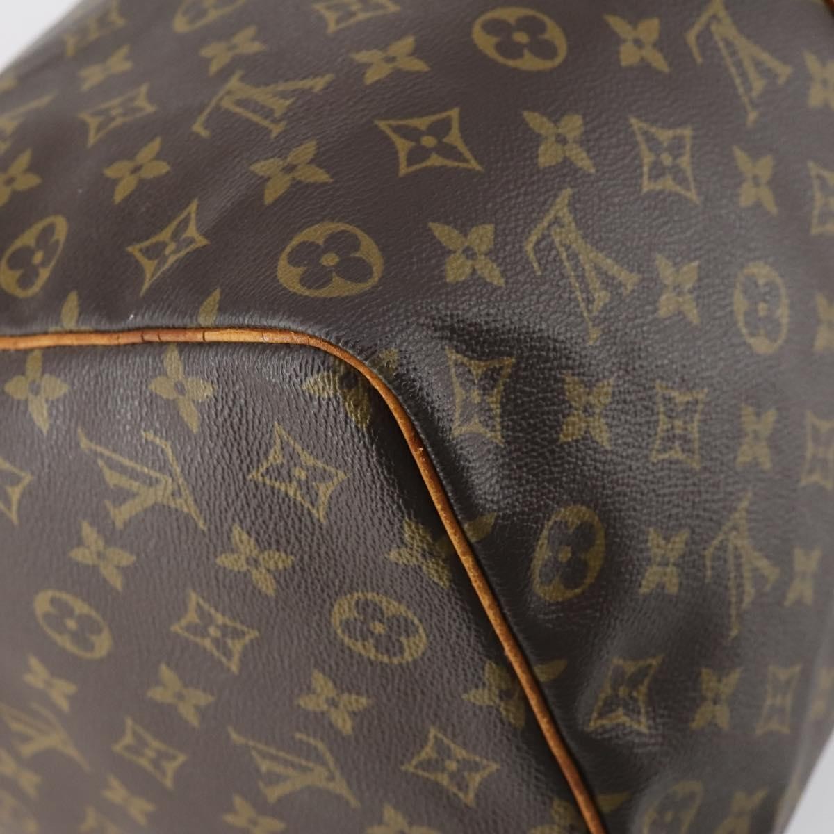 Louis Vuitton Keepall Bag Monogram Canvas, BROWN, CANVAS, Travel bag