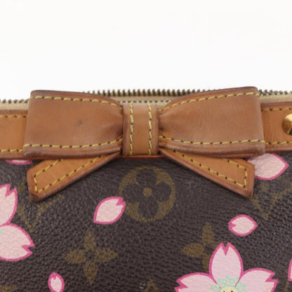 Louis Vuitton Pochette Accessoires Limited Edition Cherry Blossom Monogram, MULTICOLOUR, CANVAS, Clutche & pouche