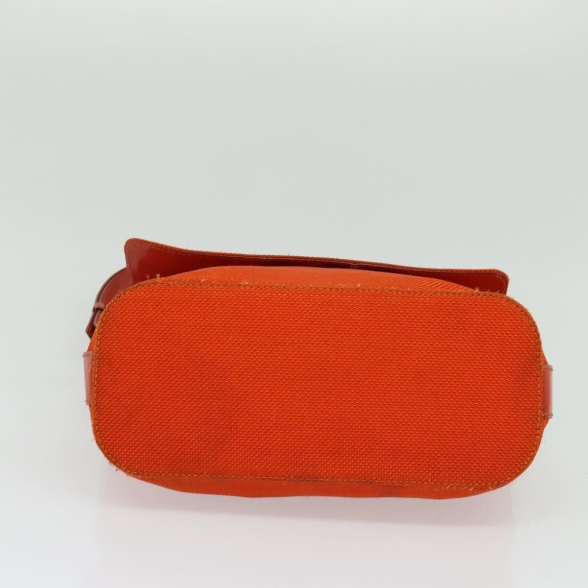 Celine Shoulder Bag Canvas, ORANGE, CANVAS, Shoulder bag