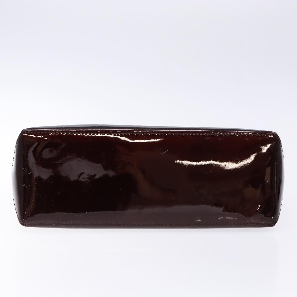 Louis Vuitton Wilshire Handbag Monogram Vernis, BURGUNDY, PATENT_LEATHER, Handbag