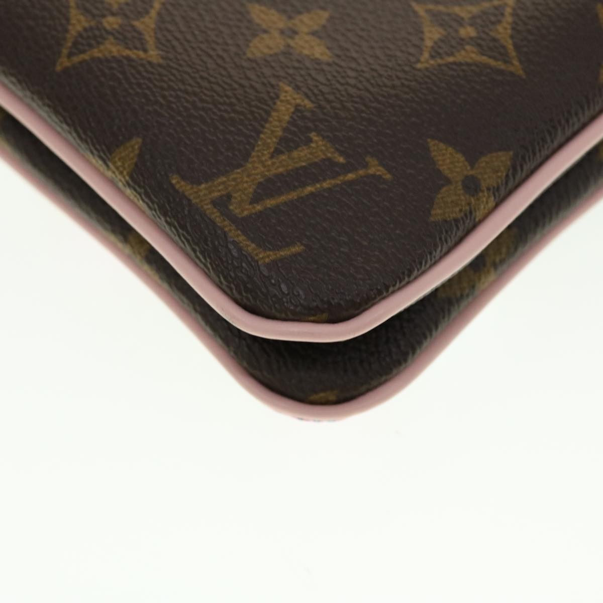 Louis Vuitton Double Zip Pochette Limited Edition Vivienne Xmas Monogram Canvas, BROWN, CANVAS, Clutche & pouche