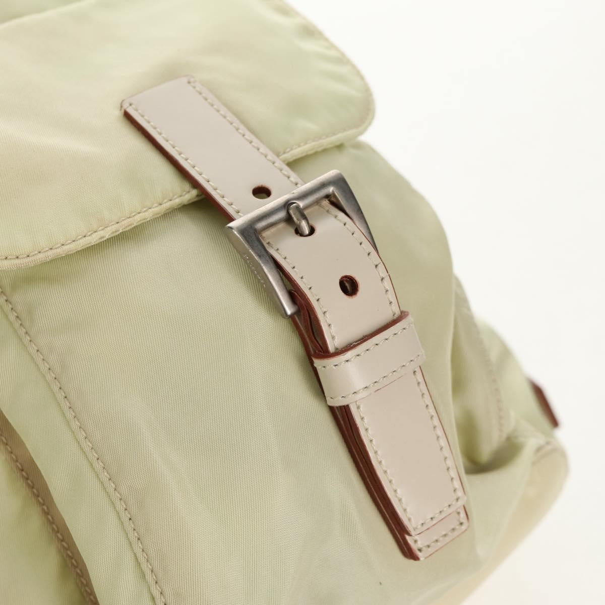 Prada Sac à dos Re-nylon nylon, BEIGE, NYLON, Backpack