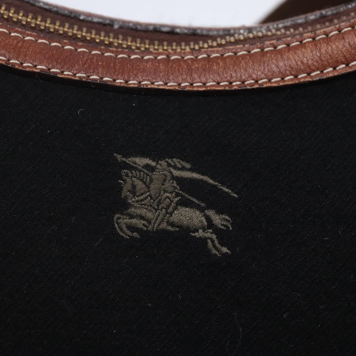 Burberry Blue Label shoulder bag Wool, BLACK, WOOL, Shoulder bag