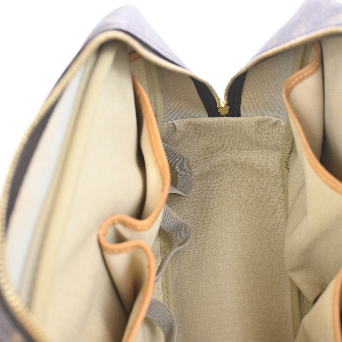 Louis Vuitton Deauville Handbag Monogram Canvas, BROWN, CANVAS, Handbag