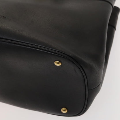 Gucci Bright Bit Convertible Tote Leather, BLACK, LEATHER, Handbag