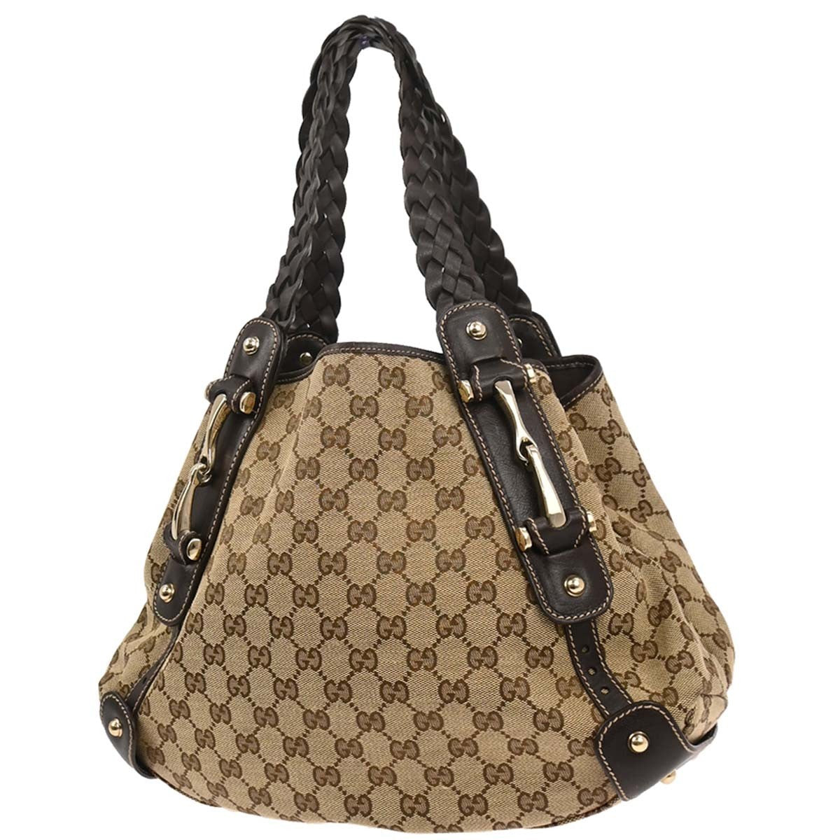 Gucci Pelham Shoulder Bag GG Canvas, BEIGE, CANVAS, Shoulder bag