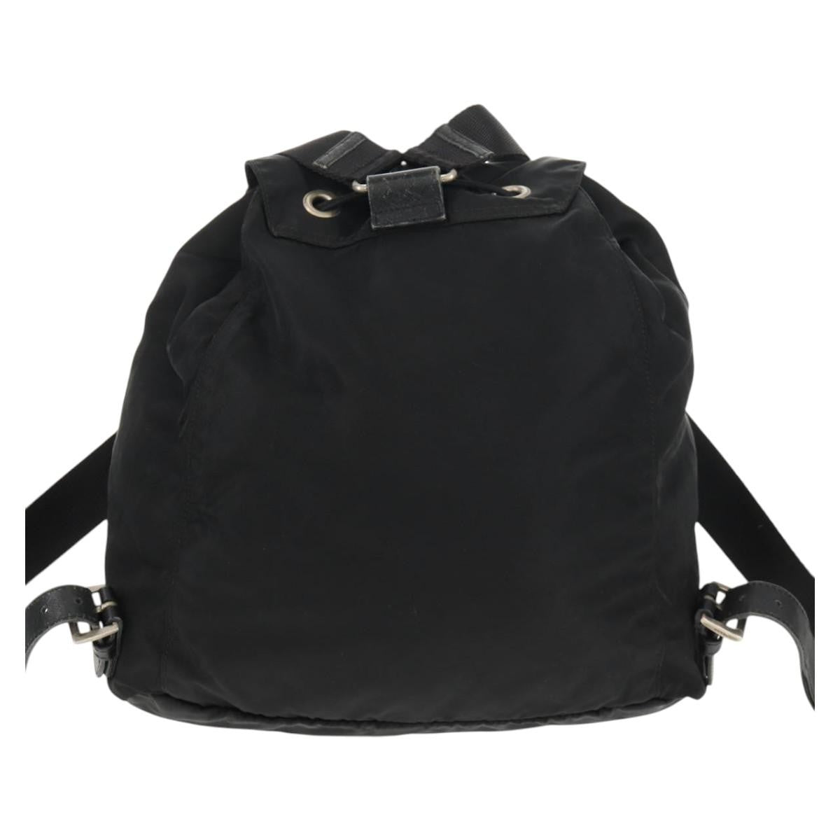 Prada Front Pocket Backpack Tessuto, BLACK, NYLON, Backpack