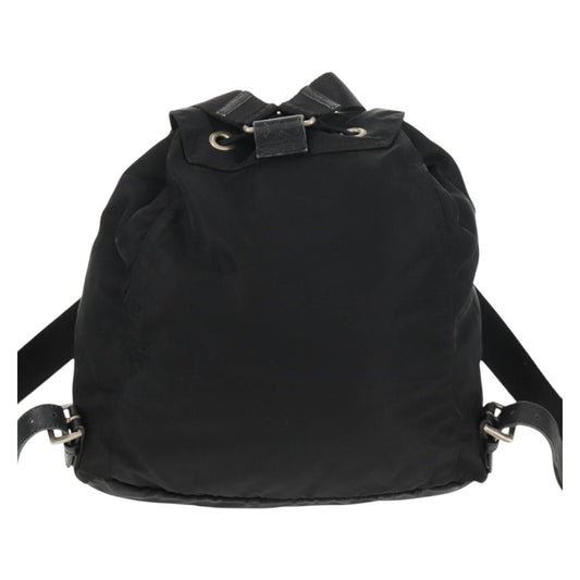 Prada Front Pocket Backpack Tessuto, BLACK, NYLON, Backpack
