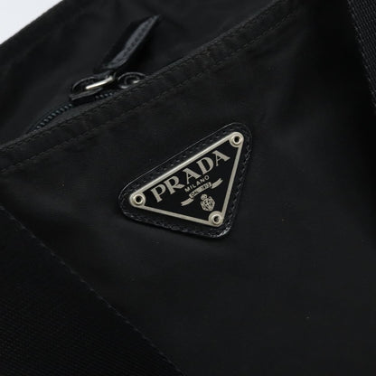 Prada Vintage Zip Tote Tessuto, BLACK, NYLON, Tote bag