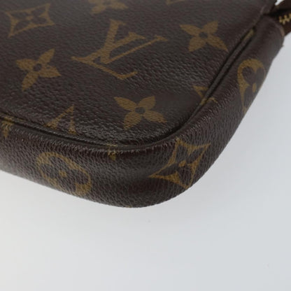 Louis Vuitton Pochette Accessoires Monogram Canvas, BROWN, CANVAS, Clutche & pouche