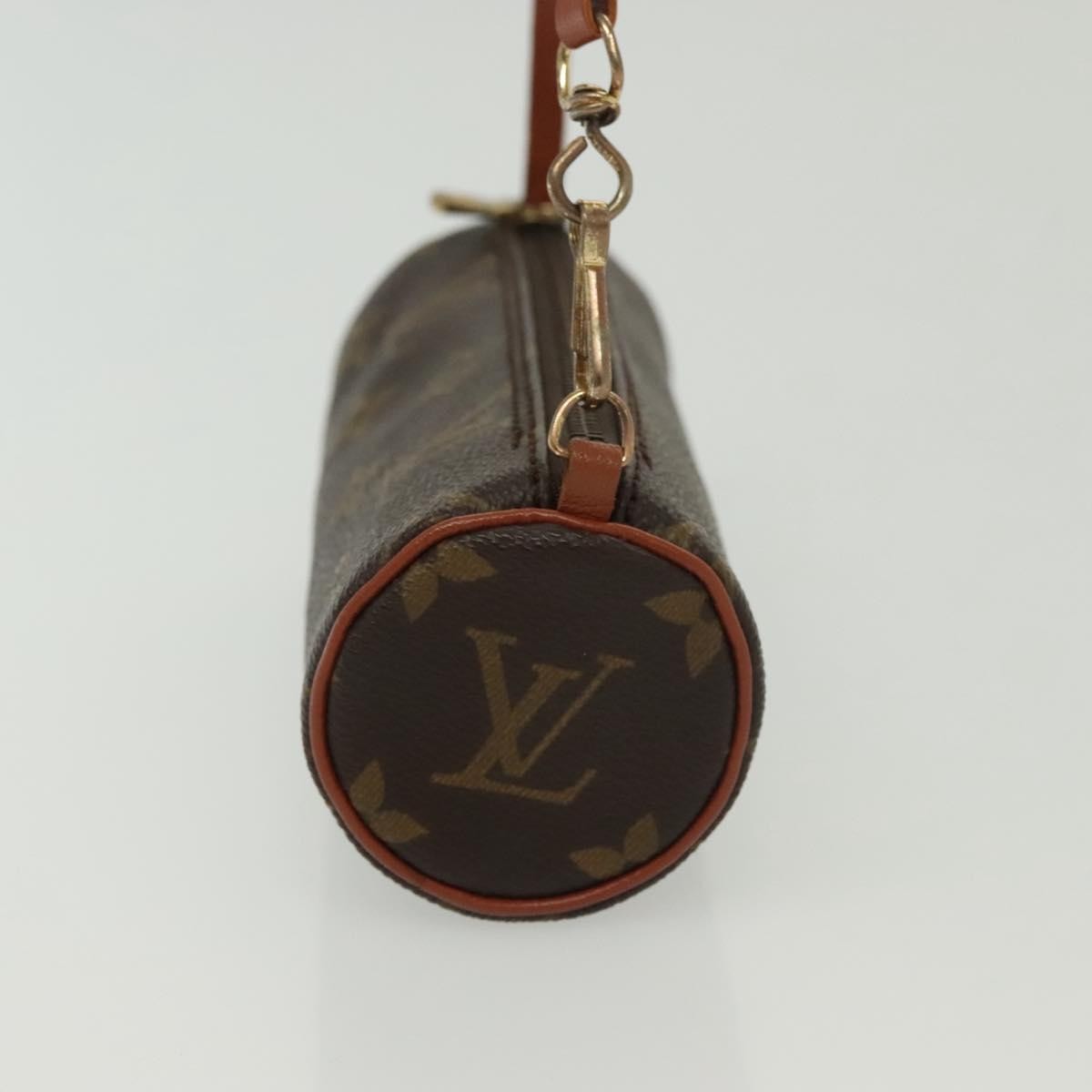 Louis Vuitton Papillon Pochette Monogram Canvas, BROWN, CANVAS, Handbag